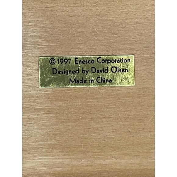 Enesco Moose Creek Crossing Set of 3 Cigar Box Risers 1997 #282200 - Picture 5 of 10